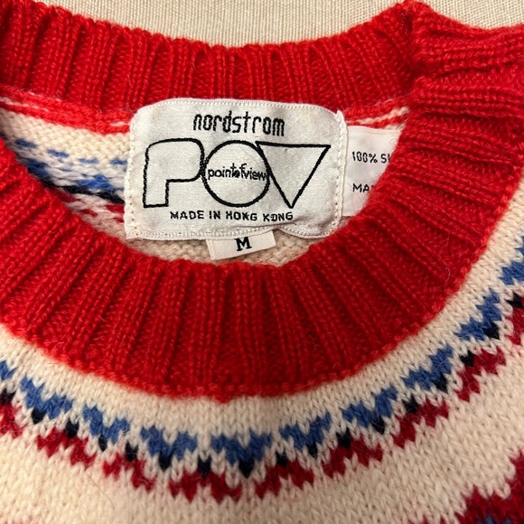 Vintage Fair Isle / Holiday Sweater - Picture 2 of 4